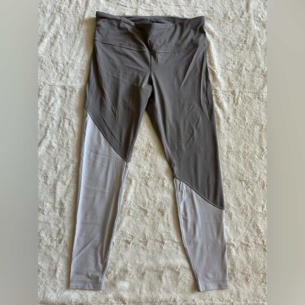 Lululemon Gray color block Leggings